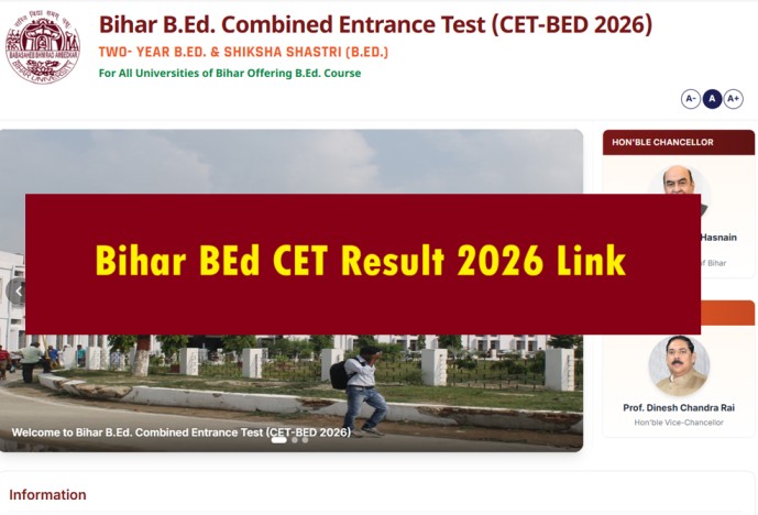 Bihar BEd CET Result 2026 Link