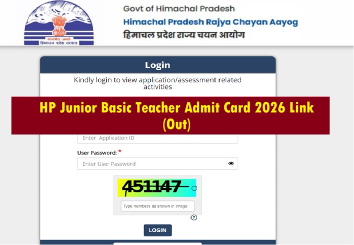 HP Junior Basic Teacher Admit Card 2026 Link (Out)