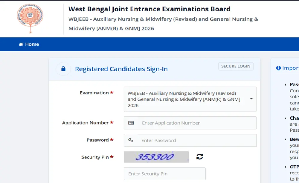 WB ANM GNM Rank Card 2026 Download Link